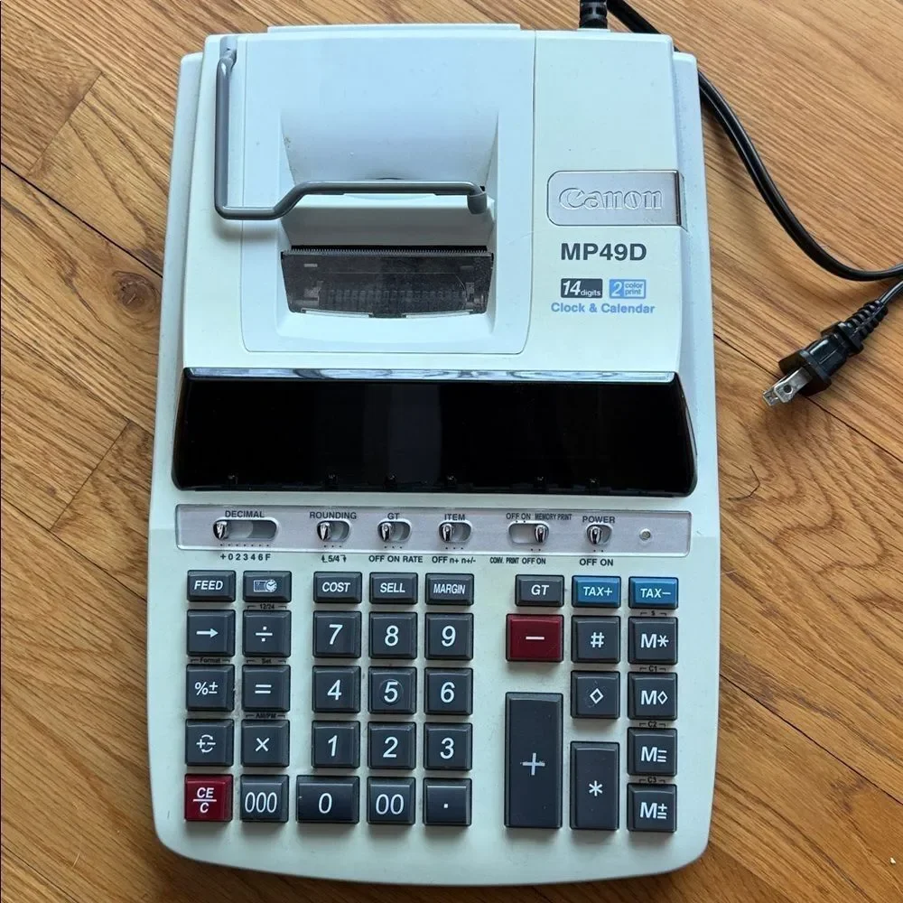 Canon MP49D Printing Calculator